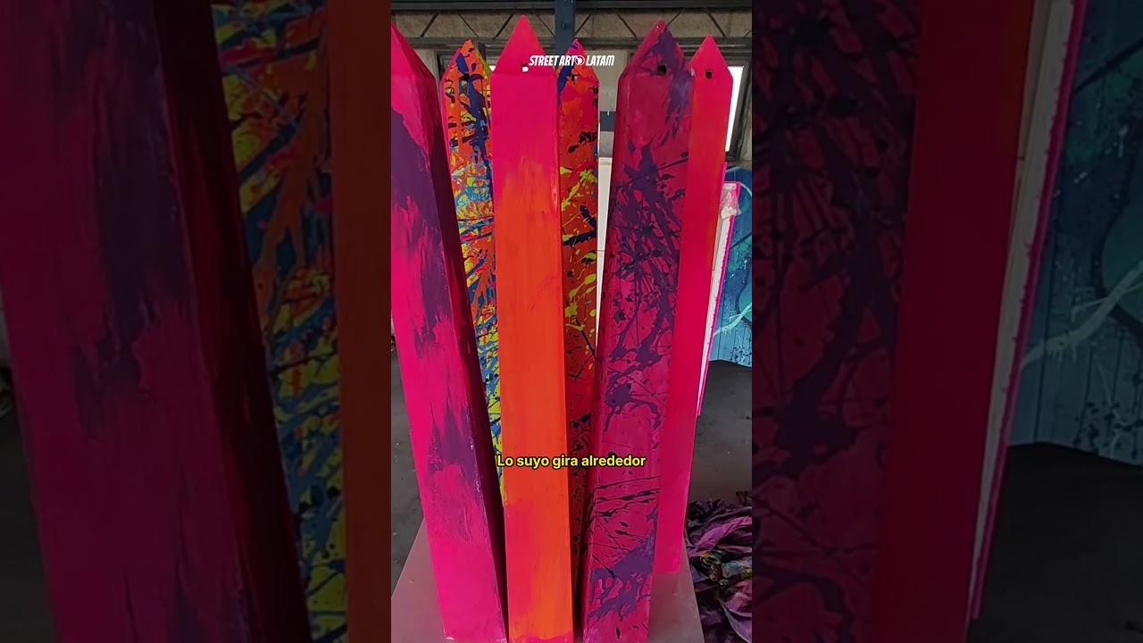 HugoRockArt: psicodelia + heavy metal en plena calle