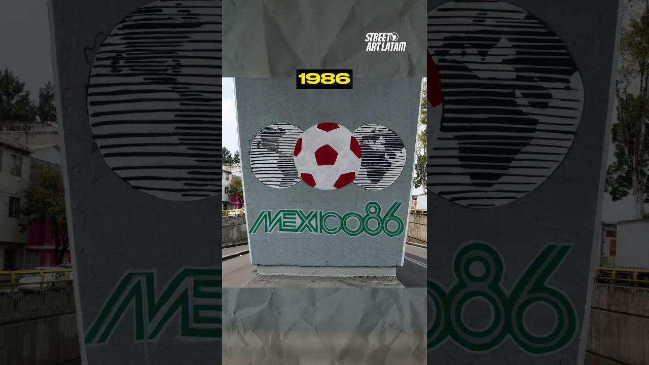 La fiebre mundialista vive en los muros de CDMX