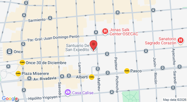 Mapa de Colegio San José (Bartolomé Mitre 2455), Buenos Aires