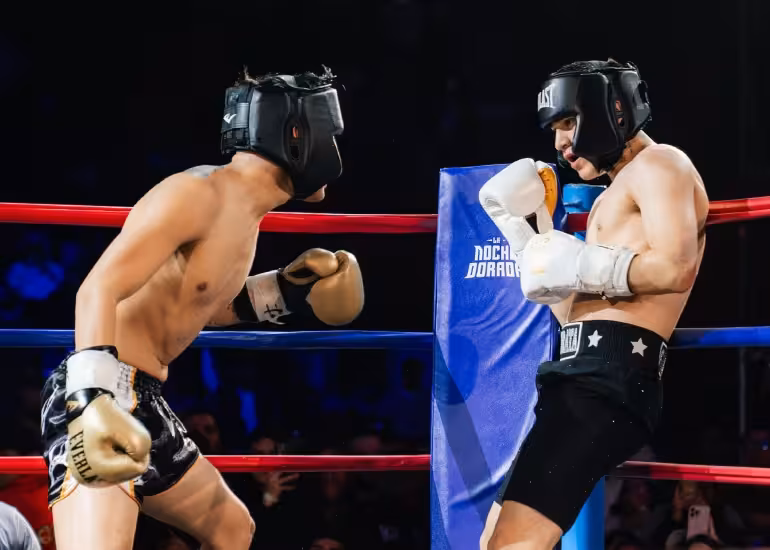 Portada de El boxeo influencer vuelve a Lima con La Noche Dorada II