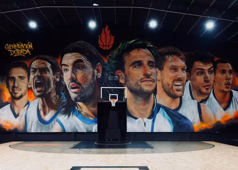 Portada de Maxi Bagnasco llevó a la Generación Dorada a las paredes de Clutch Basket