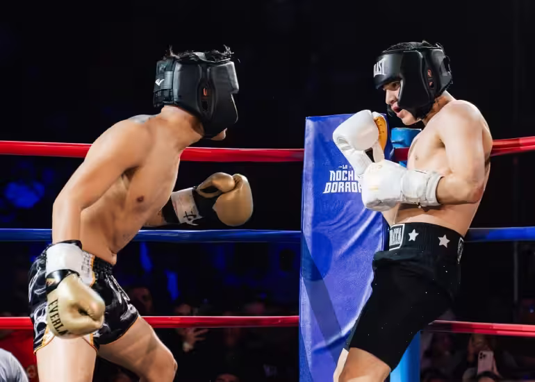 Portada de El boxeo influencer vuelve a Lima con La Noche Dorada II