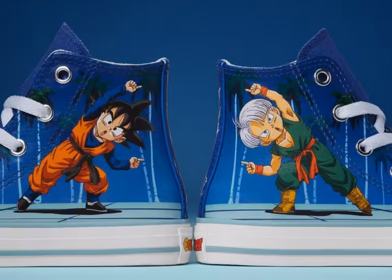 Portada de Dragon Ball Z aterriza en el streetwear de la mano de Converse
