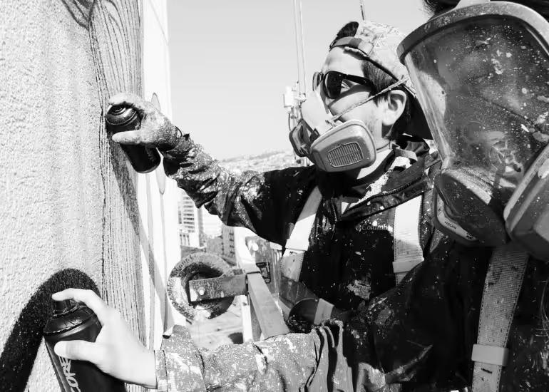 El dúo ícono del arte urbano en Chile