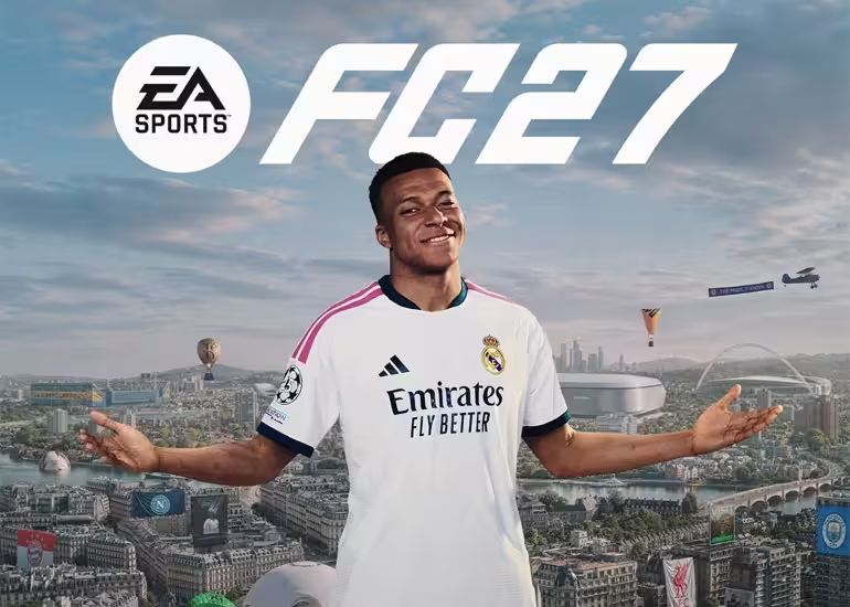 Portada de Kylian Mbappé vuelve a ser la portada de EA Sports FC 27