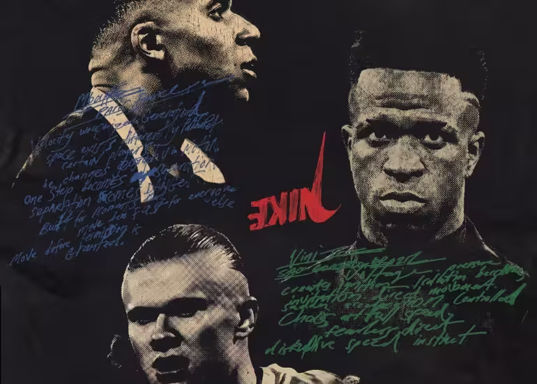 Portada de Ronaldinho, Ronaldo, Mbappé y Vinícius inspiran la nueva colección de Cactus Jack y Nike
