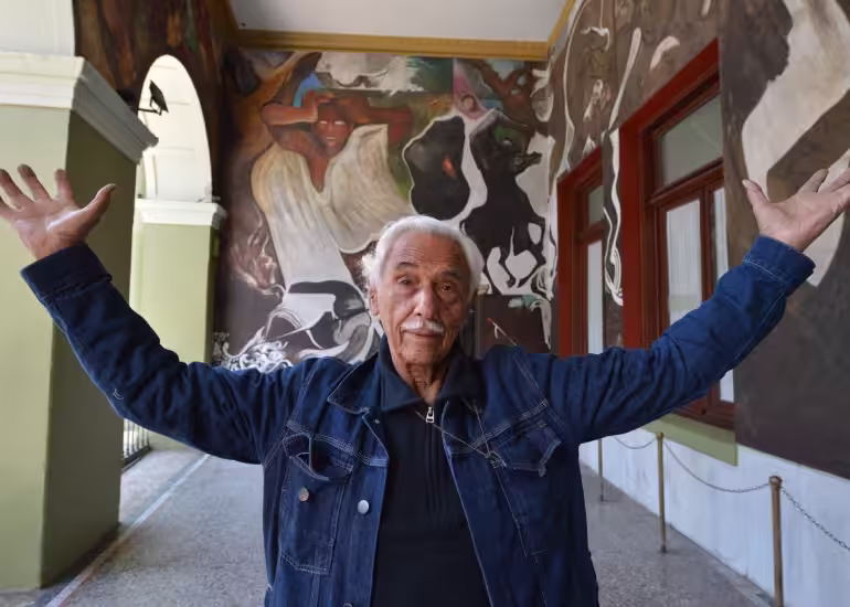 El adiós de Melchor Peredo García, uno de los últimos emblemas del muralismo mexicano