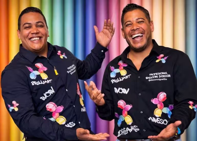 Portada de Los hermanos que transforman globos en obras gigantes