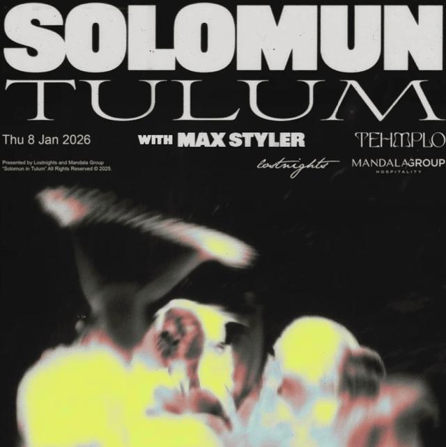 Imagen de Solomun — Tehmplo Tulum 2026