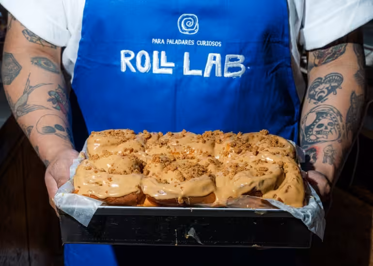 Portada de Roll Lab, el paraíso de los roles de canela que tenés que conocer en Ciudad de México