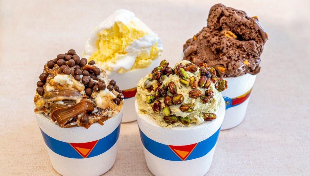 Portada de Dios gelato, el helado de los famosos