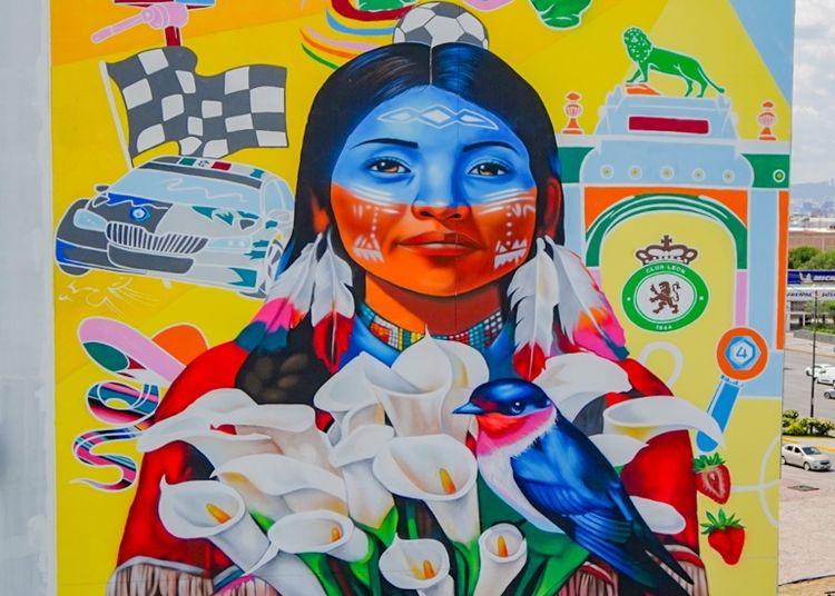 Portada de El mural récord que vive en los muros de León