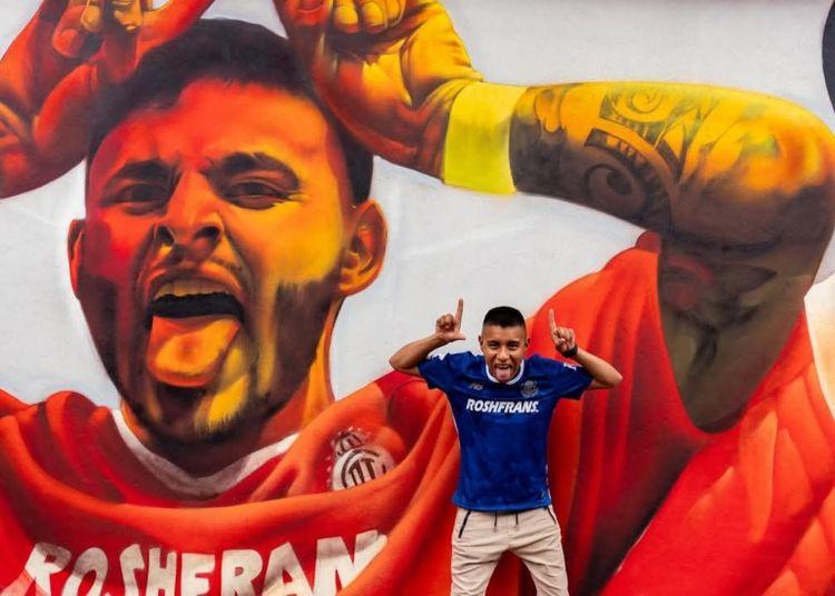 Portada de Del césped a la pared: Alexis Vega y Paulinho inmortalizados en el Nemesio Diez