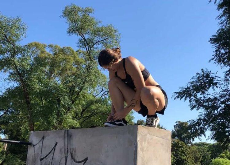 Portada de Lara Cerquetti, la argentina que salta alto en el parkour