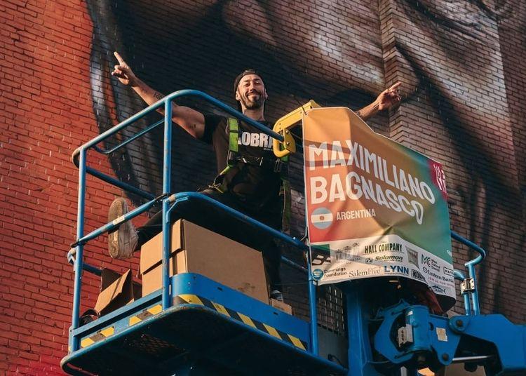 Portada de Maxi Bagnasco x Davoo Xeneize, una collab que une arte urbano con streaming