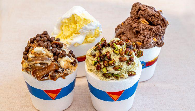 Portada de Dios gelato, el helado de los famosos